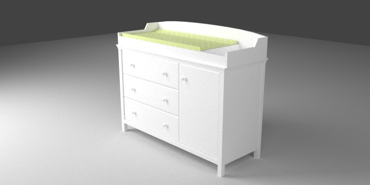 baby cabinet with changing table